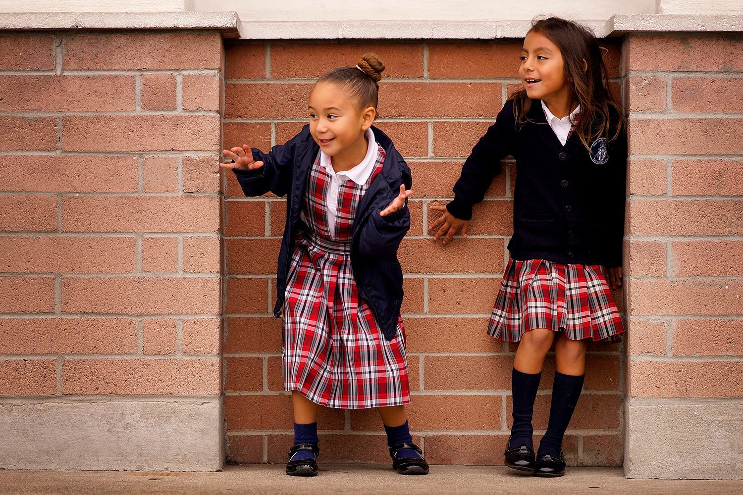 Happy students of Our Lady's School.