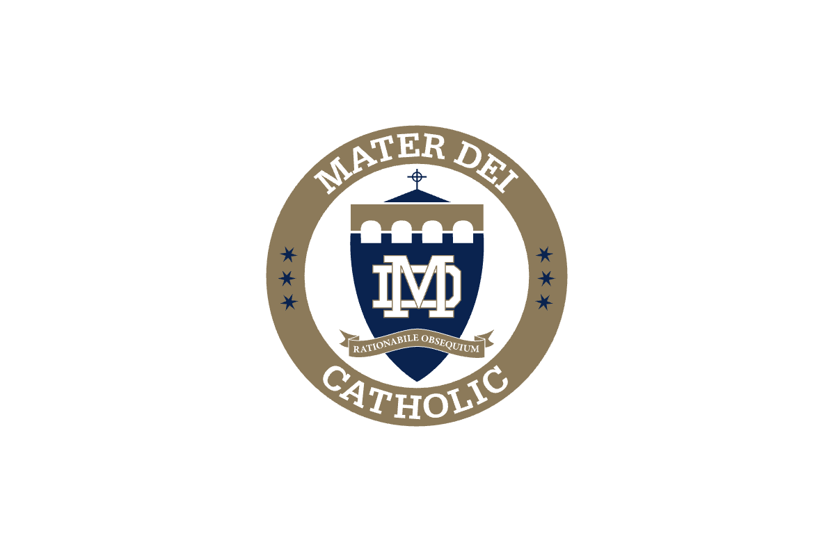 Mater Dei Catholic school logo